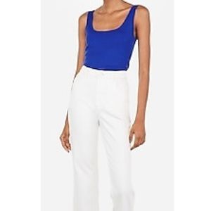 Express scoop neck sweater tank
